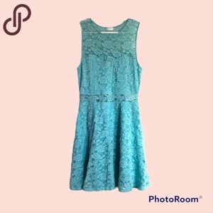 GARAGE blue lace summer dress